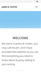 Mobile Screenshot of jamesbfoster.com